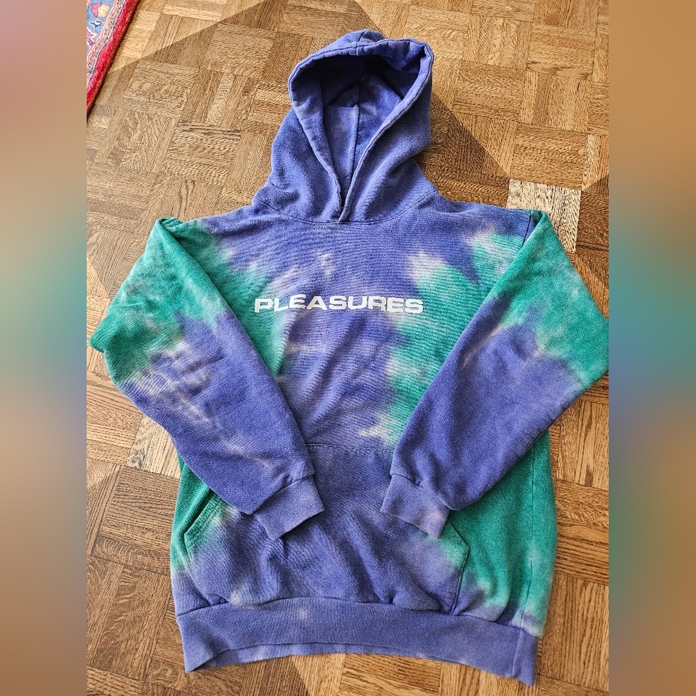 Pleasures X Standard Issue Oversized Tie-Dye Hoodie